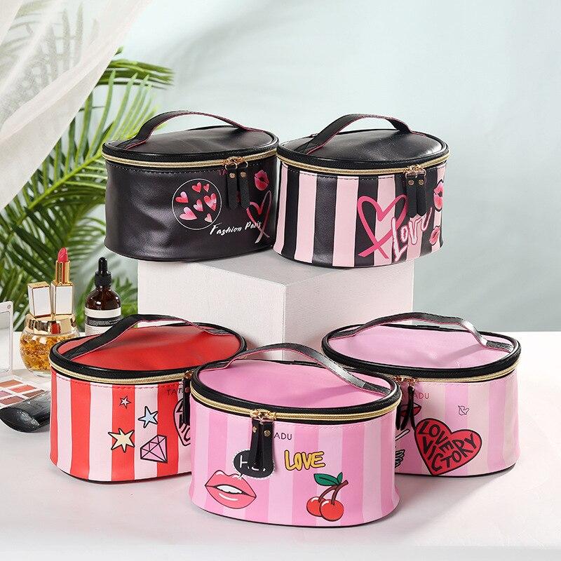 Woman Organizer Striped Bag