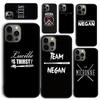 Negan Walking Dead Poster Phone Case for iPhone 17 Air 16 Coque 15 14 12 13 PLUS 11 PRO MAX Back Cover Fundas Shell