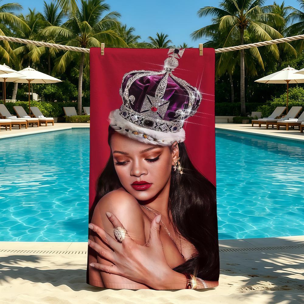 Hot Singer R-RIHANNA-ES Towel For Outdoor Camping Beach Towel Super Absorbent Quick-Drying Summer Towel