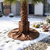 Plant Freeze Protection Wrap Palm Tree Root Protector, 3-Layer Winter Cover with Ground Stakes, Insulation Adjustable Guard for Trees Shrubs