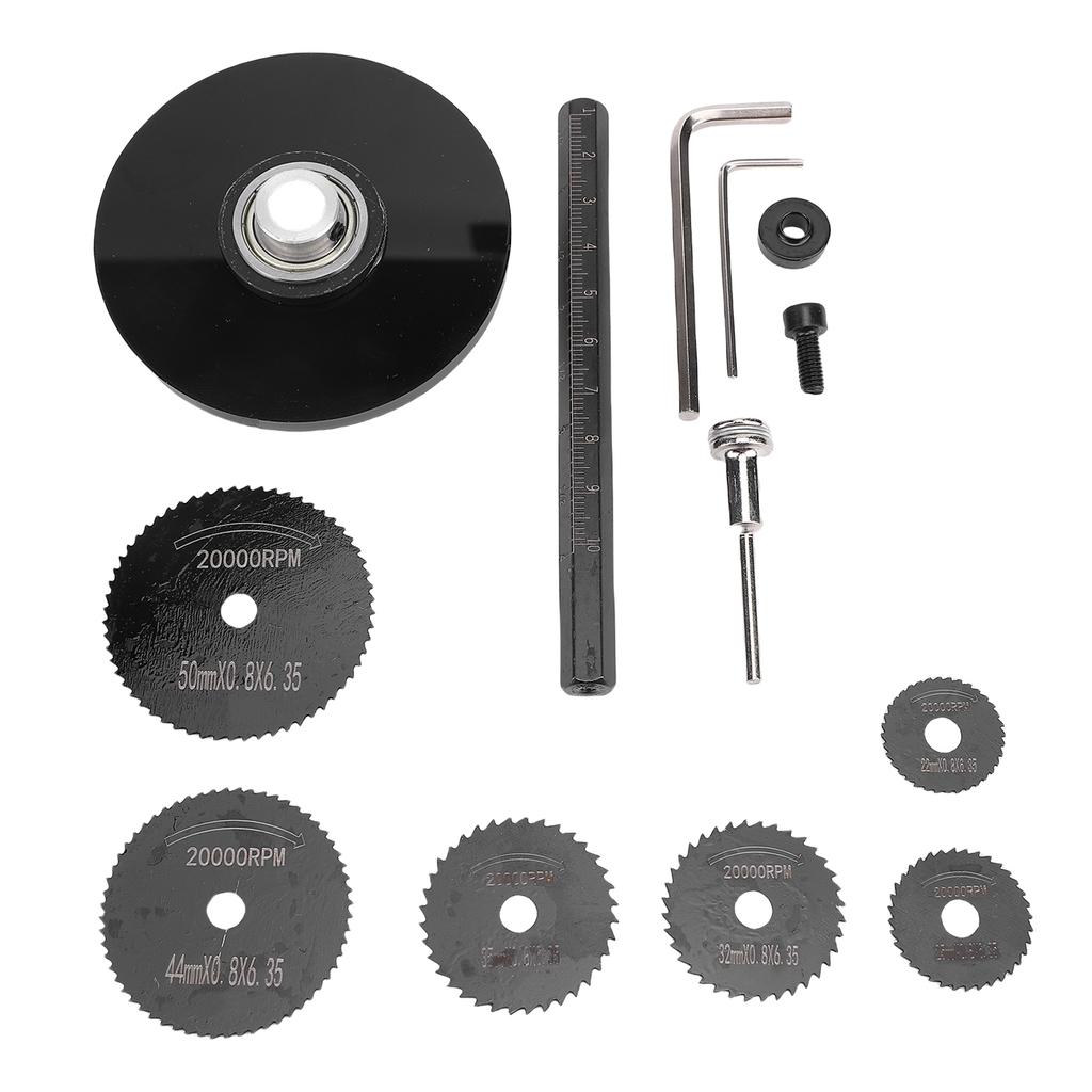 Inside Pipe Cutter Set Adjustable Depth ABS PVC Pipe Inside Cutter Locator with 6 Sizes Saw Blades