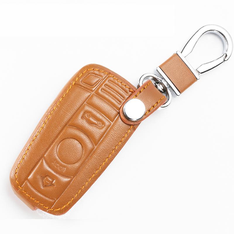Leather Car Key Cover Remote Fobs Shell Case Auto Accessory For BMW 1 3 5 6 Series M3 M5 E90 E91 E92 E93 E60 E61 E81 E87 E88 E89