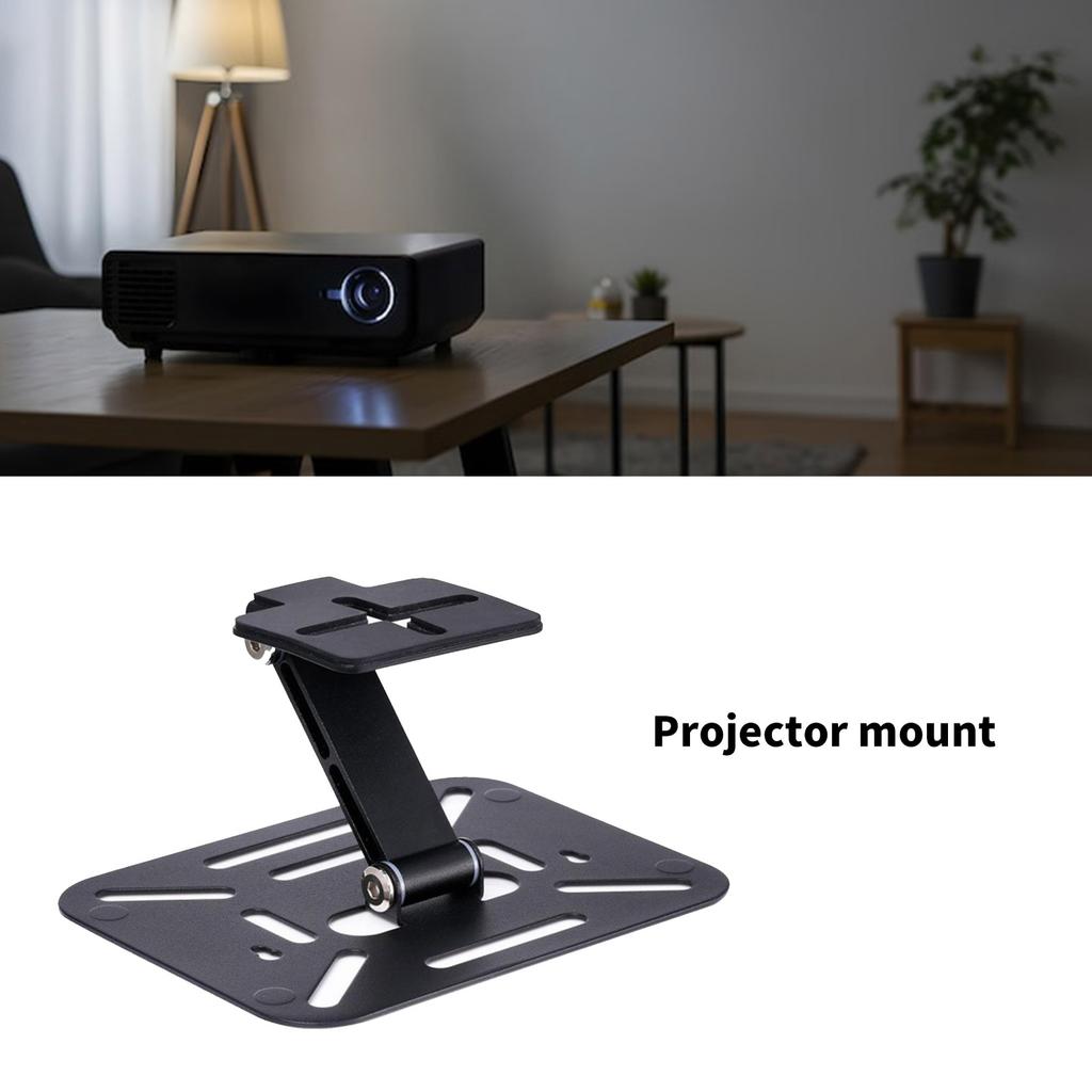 180° Rotating Projector Stand Thicked Metal Frame Portable Foldable Tripod For Multiple Viewing