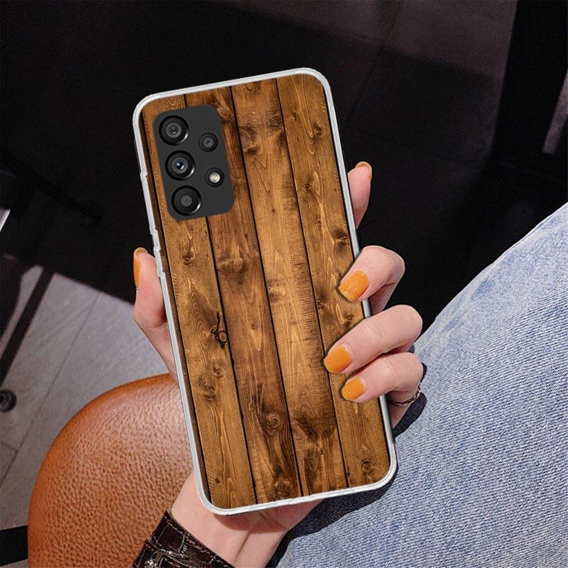 Wood Wooden Pattern Phone Case For Samsung Galaxy A17 A16 A15 A14 A13 A57 A56 A55 A54 A53 A37 A36 A35 A34 A33 A26 A25 A24 A23 Ga