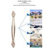 European Ivory White Nordic Cabinet Handle - Modern Simple Design for Kitchen, Drawer, Wardrobe, and Doors