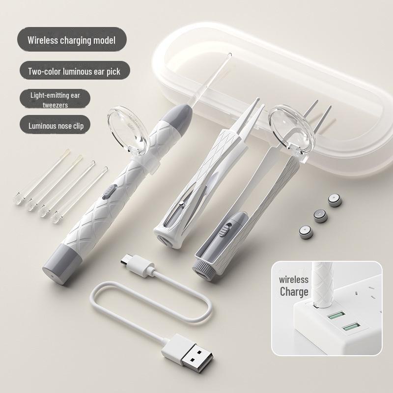 Ohrstöpsel mit weichem Kopf und leuchtendem Design für Kleinkinder – Sicheres Werkzeug zum Entfernen von Ohrenschmalz bei Babys