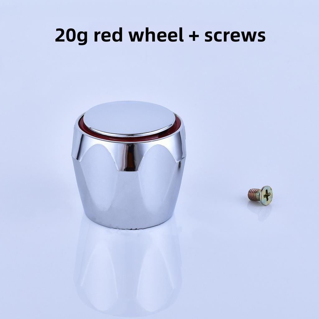 1pcs/2pcs Hot & Cold Tap Top Head Faucet Cover Chrome Plated Replacement Set Kitchen Bathroom Faucets Handle Plastic