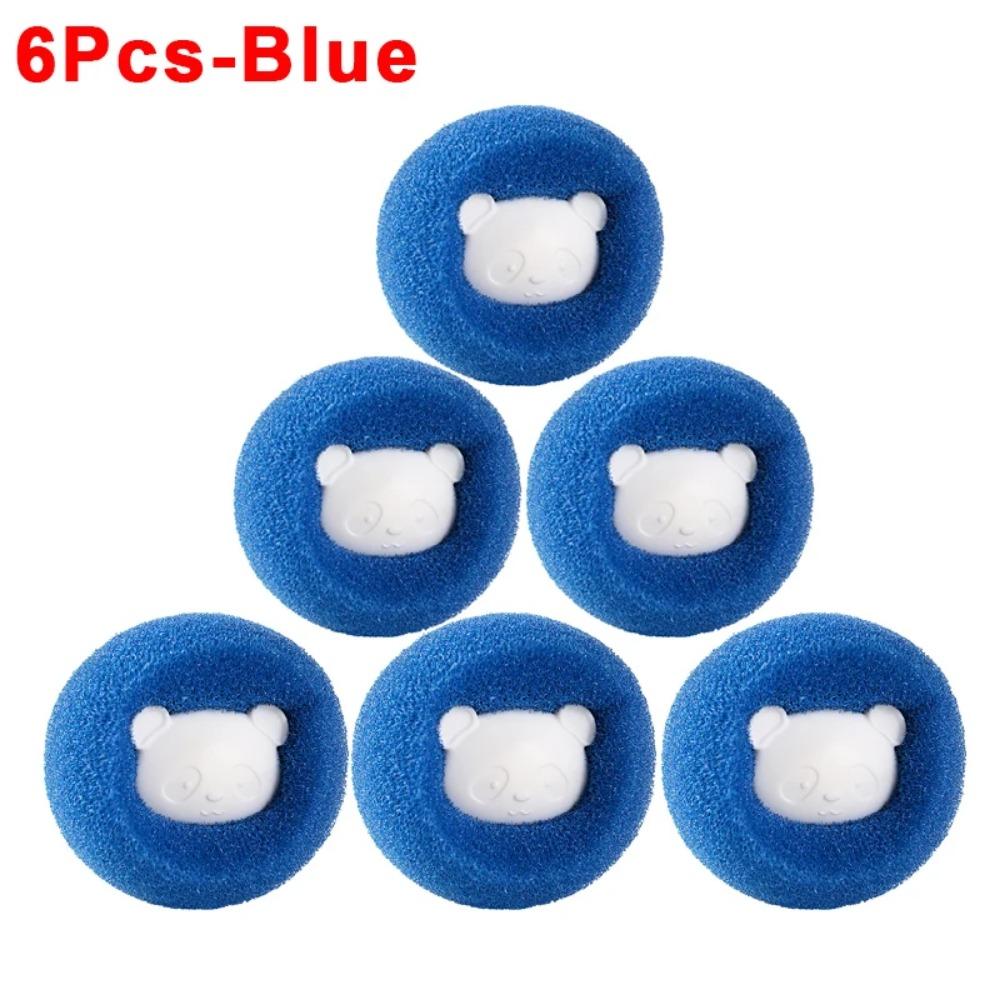 6Pcs Laundry Ball Kit Reusable Washing Machine Clothes Hair Cleaning Tool Pets Hair Catcher Household Cleaning Laundry Balls