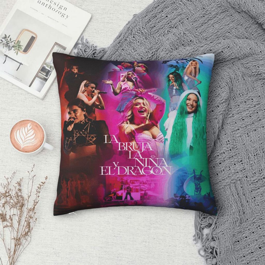 Lolas Indigos Tour Pillowcases Accessories Soft Cushion Cover Throw Pillow Cover Bedroom Decoration Zippered Multi-Size