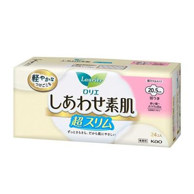 Kao Lori Happy Bare Skin Ultrafin Vanlig Vingtyp 24 Stycken