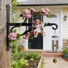 Rust-Proof Hanging Bracket Colorful Metal Decorative Rack Beautiful Wall Hook  Corridor