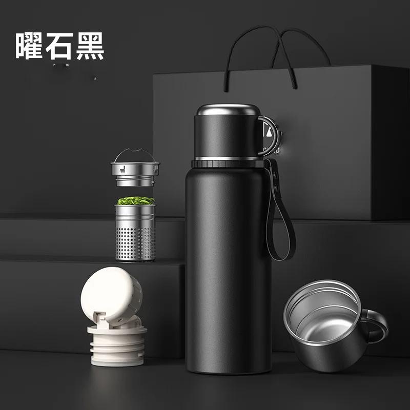Portable High Appearance Large Capacity Stainless Steel Vacuum Thermos for Hot Coffee Vacuum Thermal Water Bottle Insulated Cup