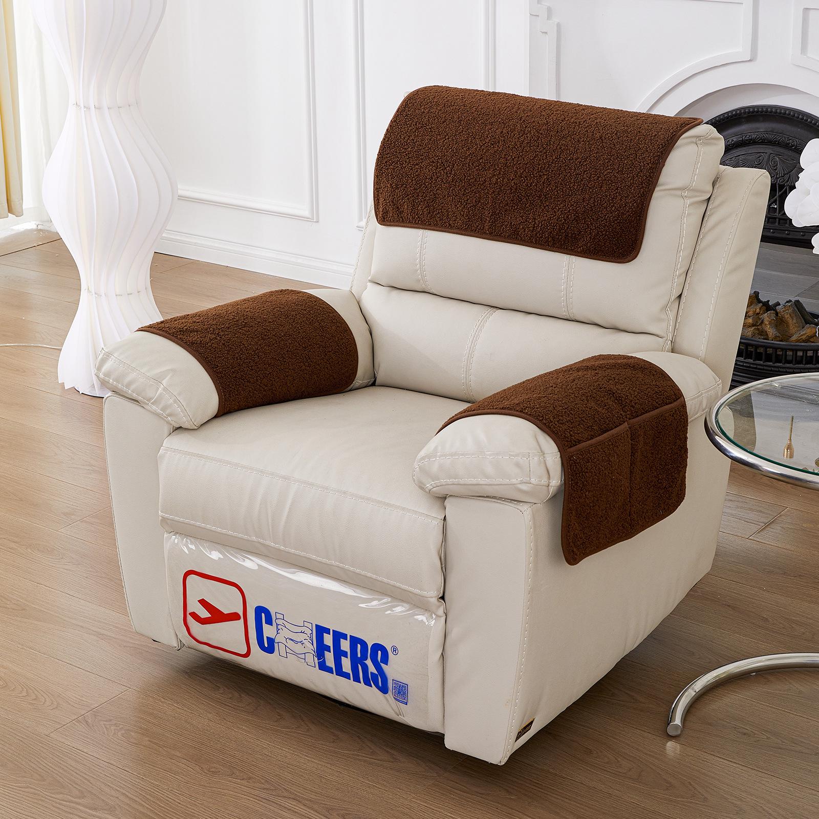 

Комплект подушек-подголовников и подлокотников из овечьей шерсти для дивана с карманом для хранения One Armrest (No Pocket)