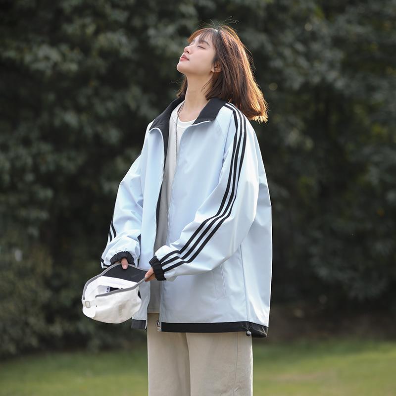

Весна Осень Повседневная Винтажная Бейсбольная Форма Женская Спортивная Верхняя Куртка Студенческое Верхнее Пальто 6XL