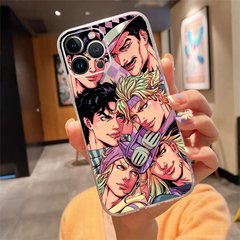 

Jotaro Anime jojo s bizarre adventure Phone Case Carcasa Funda For iPhone 17 Pro Max Air 16 15 14 13 Pro Max 15 16 Pro 15Plus iPhone 17