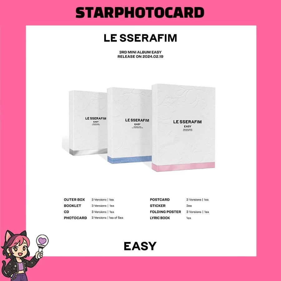 [LAGERWARE] LE SSERAFIM 3. Mini-Album EASY Album