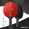 Sportout Table Tennis Paddle Portable Paddle with Storage Premium Ping Pong Racket for Indoor and Outdoor Games Set, Case,