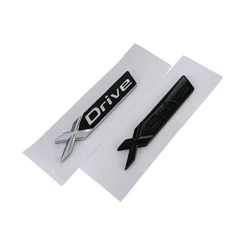 3D ABS Car Rear Trunk Emblem Badge Nameplate Xdrive Sticker For BMW Xdrive Logo 328i 320d 320i 530d 525d E60 F10 G20 Accessories Yk2