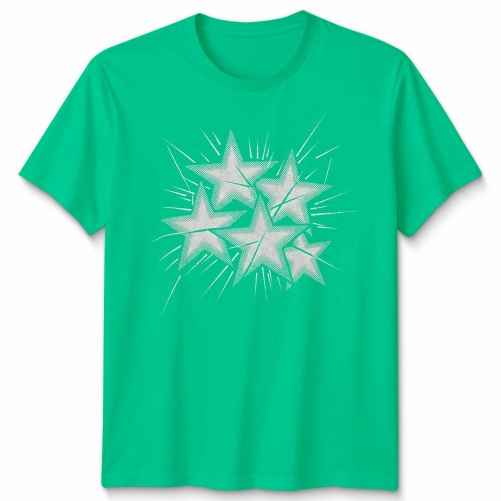 Unisex Y2k Grunge Stars 2000s Cyber Vintage Graphic Tshirt S