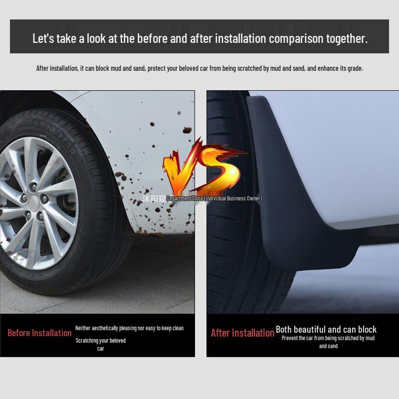 Compatible Fender Galaxy L7 Mud Flap for Geely Galaxy L7 2025 Model