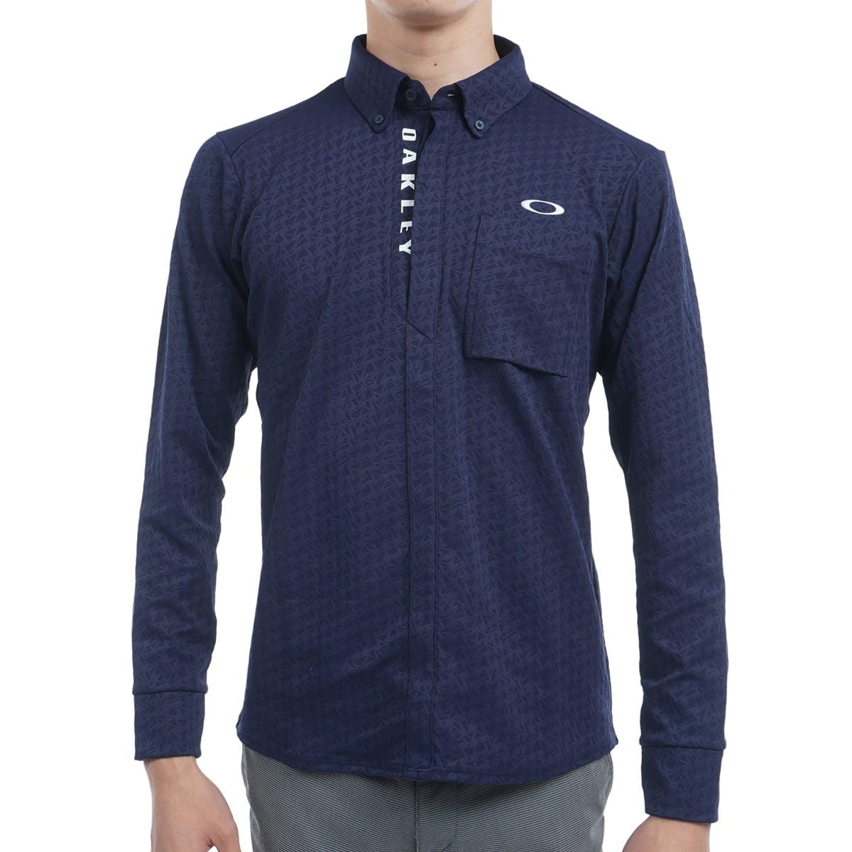 

Oakley Современная утонченная рубашка JQ LS Размер S (67Z) Бушлат, (Японский M)