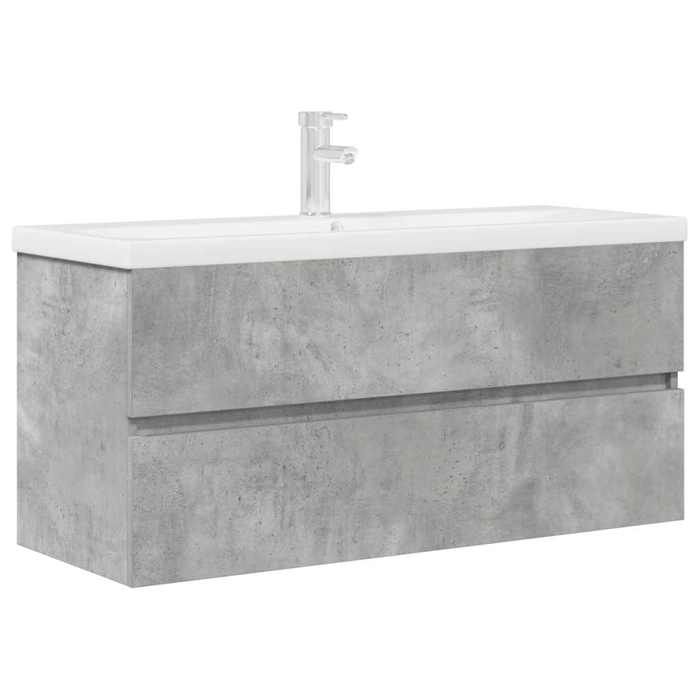 VidaXL Bathroom Furniture Set 2 Pcs Concrete Grey 3324917