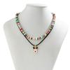 2/3/4pcs/set Christmas Tree Rice Beaded Chain Cartoon Cartoon Pendant Choker  Festival