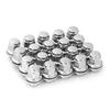Partools 20 Pcs Wheel Nuts M14xP1.5 Compatible Toyota Lexus Silver Color (Set of 20)