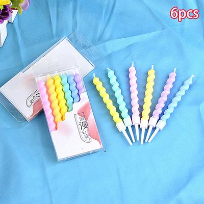 Romantic Heart Thread Candle Creative Party Cake Art Candle Cartoon Birthday Romantic Colorful Fresh Baking Decoration