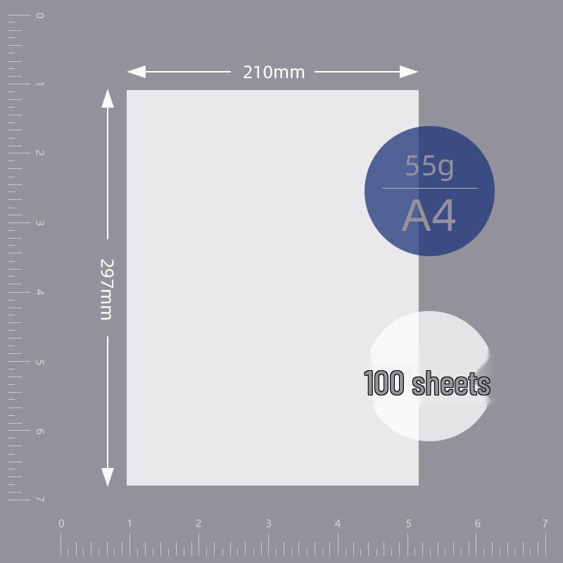 A4 Thickened Sulphate Tracing Paper for Copying, Baking, and Fondant Transfer (A3/A2/A1 Sizes)