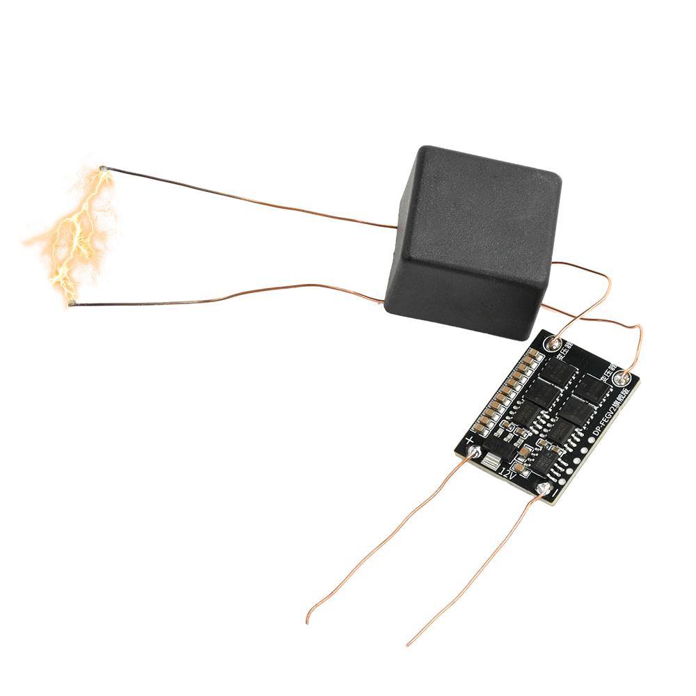 Générateur Inverter Boost Step Up Arc Haute Tension AC Haute Fréquence DC 4-12V vers AC 15KV-20KV Module Haute Tension Kit DIY