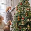Dárková krabička pro kluky a holky, psí adventní kalendář, 2D akrylové ozdoby plemen, 24denní vánoční kreativní ozdoby na stromek, odpočítávací kalendář s