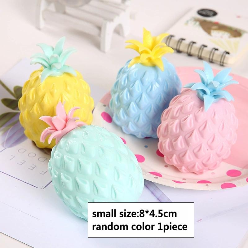

Pineapple Water Beads Stress Ball Squishy Fidget Toy Water Feeling Soft Squeeze Anti-Anxiety Stress Relief Sensory Toy Romdon 1Pcs