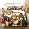 3D Anime Toji No Miko Kanami Etou Bedding Set Printed Bed Set With Pillowcase Duvet Cover Soft Queen King Size Bedclothes Home