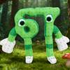 24cm STEAL A BRAINROT Green No.67 Plush Toy Cute House Dolls Game Surrounding Green No.67 Toys Soft Toys for Kids Birthday Gifts