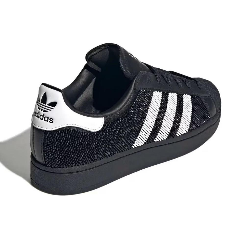 adidas Superstar Beaded Women Sneakers Black White JH7098