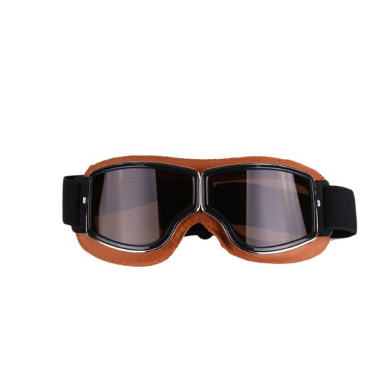 Unisex Vintage Motocyklové Pilotní Brýle Odolné proti Větru a Prachu pro