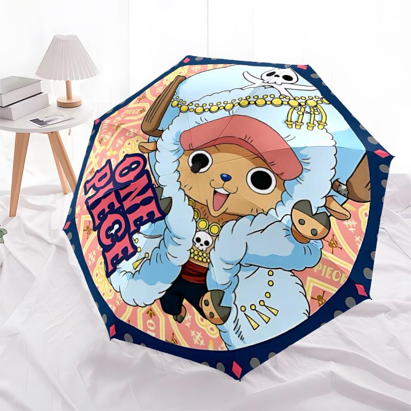 1pc Pirate Adventure Automatic Open/Close Umbrella   Compact Travel Umbrella, 8 Rib Heavy Duty, Perfect for Women & Men    a0923178
