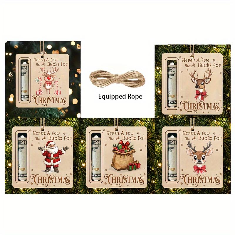 Christmas decorations, Christmas tree wallet, cute wallet, Christmas decorations, Santa Claus, deer