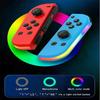 BT 5.2 RGB LED Switch L/R JoyCon Gamepad for Nintendo Switch/Lite/Oled JoyCon Gamepads Joystick with Dual Vibration(Blue Green)