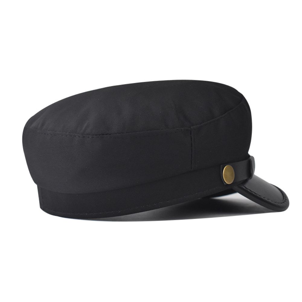 Cotton Cloth Flat Top Hat Suede Painter Hat Retro Newsboy Cap Autumn Winter