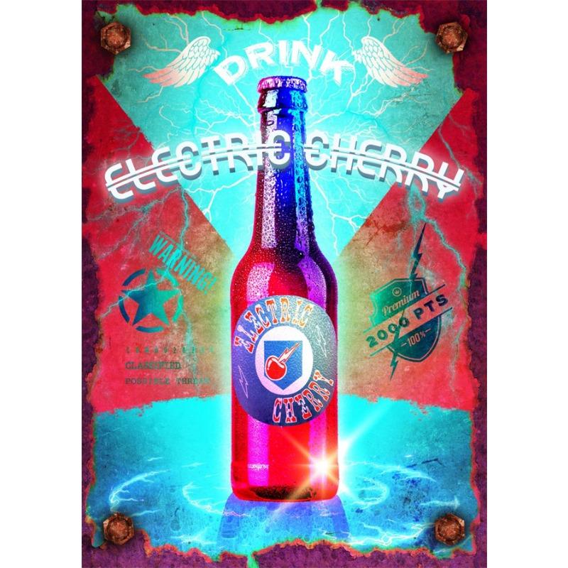 Bunte Perk-a-Cola Poster und Drucke Wandkunst Bilder Getränkeflasche Pop Art Leinwandgemälde Modern Retro Bar Club Heimdekor