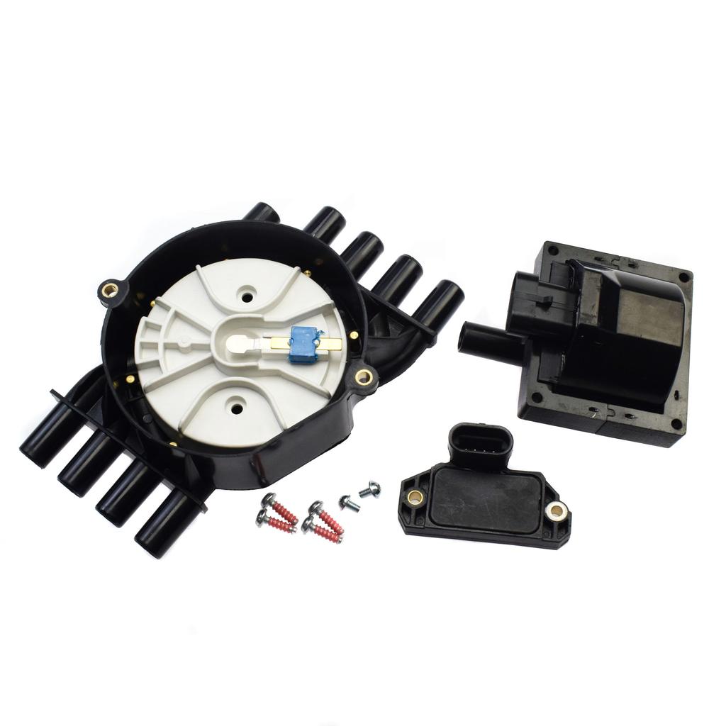 Distributor Cap Rotor or Ignition Coil or Module For Chevrolet GMC Cadillac Buick Pontiac 10452459 10452458 10482803 16201599
