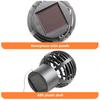 Garden Decoration Lamp Flame Effect LED Outdoor Light Hollowed-Out Solar Pendant Light Last Up To 6H for Patio Lawn Yard Pathway