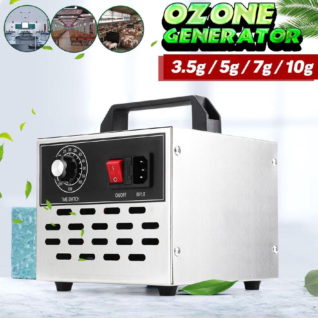 

220V EU Plug 7g/10g Ozone Generator Air Purifiers Disinfection Machine Air Cleaner Sterilization Machine 7g
