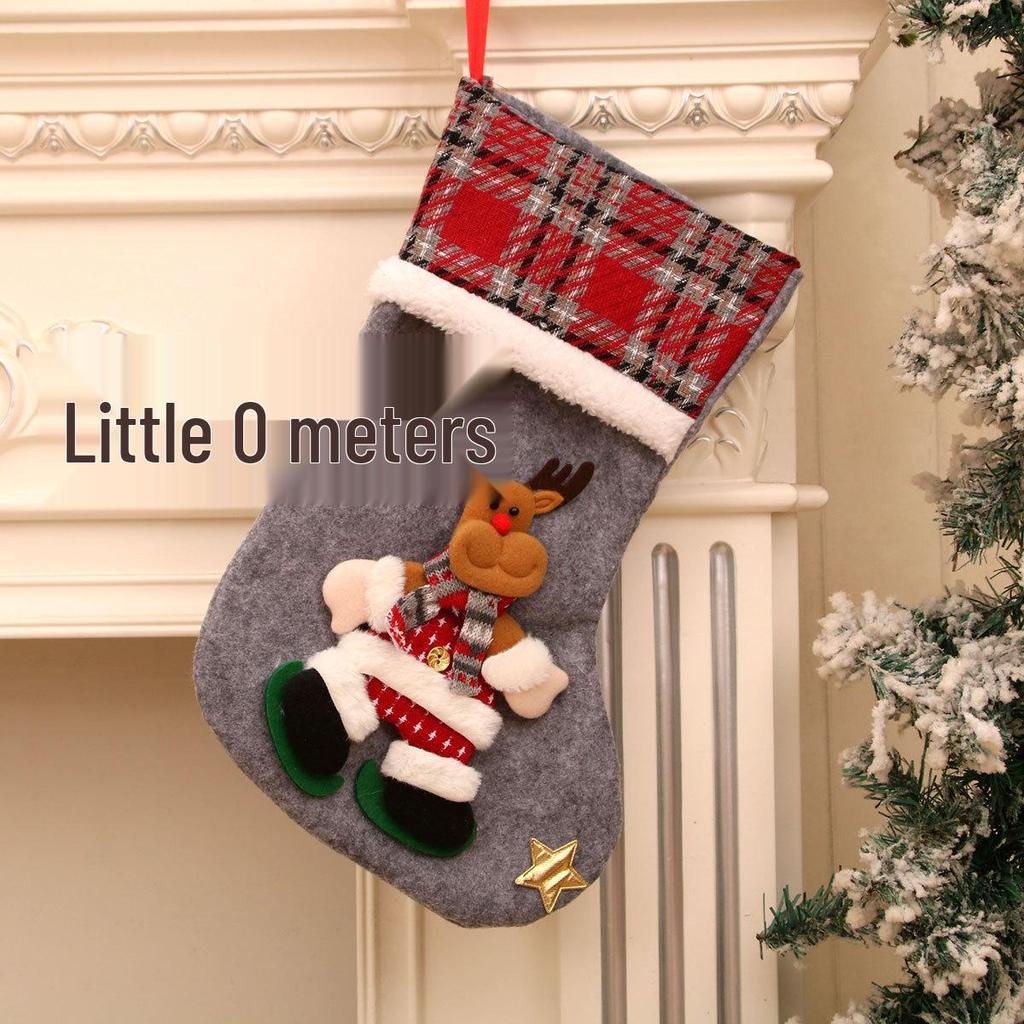 Pungi cadou pentru ciorapi de Crăciun: Ornamente mici suspendate pentru decorațiuni de pom