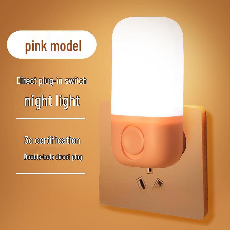 LED Nightlight with Switch for Bedroom: Dreamy Baby Feeding & Wake-Up Light