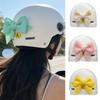 Decoración de Lazo para Casco de Motocicleta Accesorios de Decoración para Casco de Bicicleta Eléctrica Carrocería de Coche Tipo Adhesivo de Lazo Para Niña Mujer