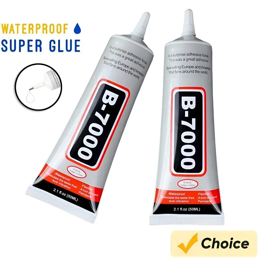 B-7000 Glue 15/25/50/110ML Transparent Phone Screen Repair Glue Universal Glass Plastic DIY Adhesive with Precise Applicator