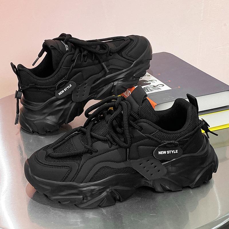 Scarpe Dad da uomo nuove estive casual versatili da studente in rete versione coreana alla moda traspiranti scarpe da ginnastica da corsa